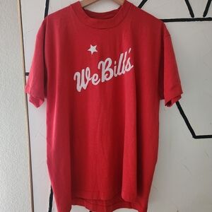 Screen Stars Best Red WeBills' Star Volleyball Vintage Tee Shirt Size XL